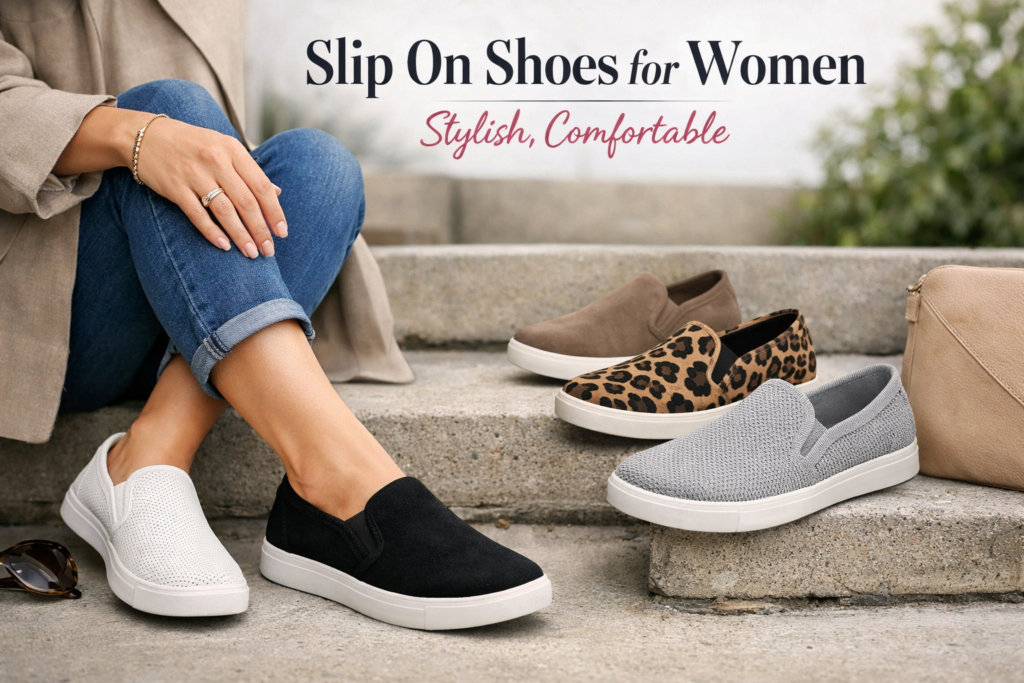 Slip On Shoes for Women Stylish & Everyday Footwear
