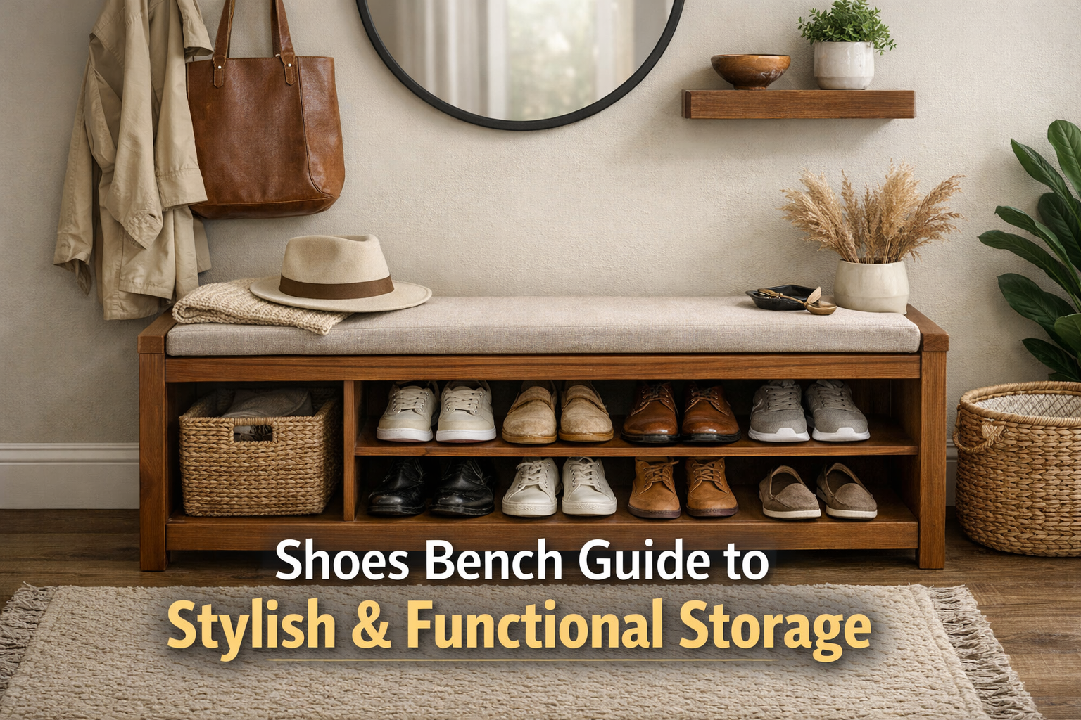 Shoes Bench Guide to Comfort, Organization, and Style